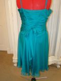 Laura Ashley green silk dress 2